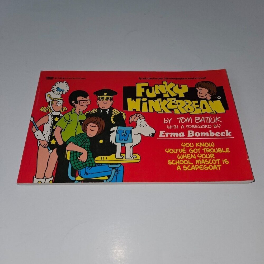 VTG Funky Winkerbean Comic Book Tom Batiuk PBK Forward by Erma Bombeck